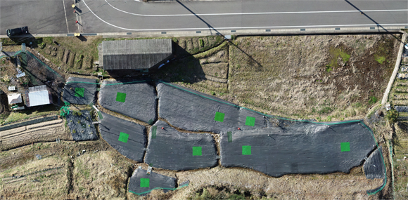 練習場所オルソ画像 撮影 Phantom 4 RTK 処理ソフトAgisoft Metashape Professional